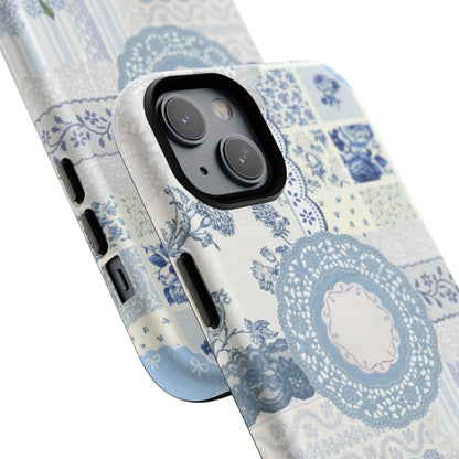 Blue Meadow Patchwork MagSafe Case