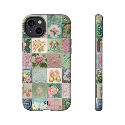 Garden Mosaic Tiles iPhone Case
