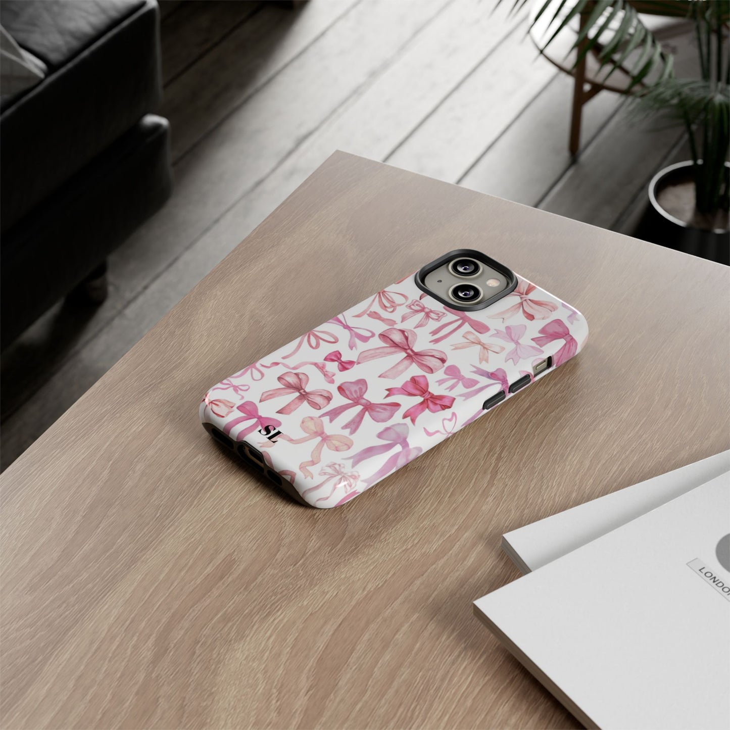 Pink Bows iPhone Case