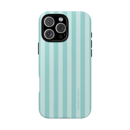 Teal Stripe iPhone Case