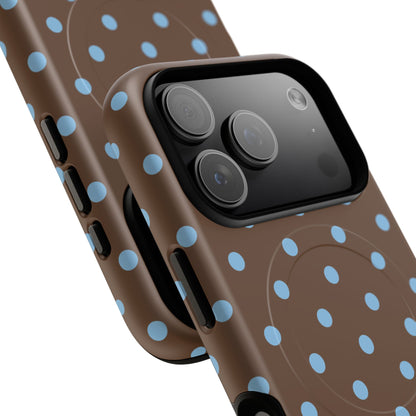 Mocha Polka Dot MagSafe Case