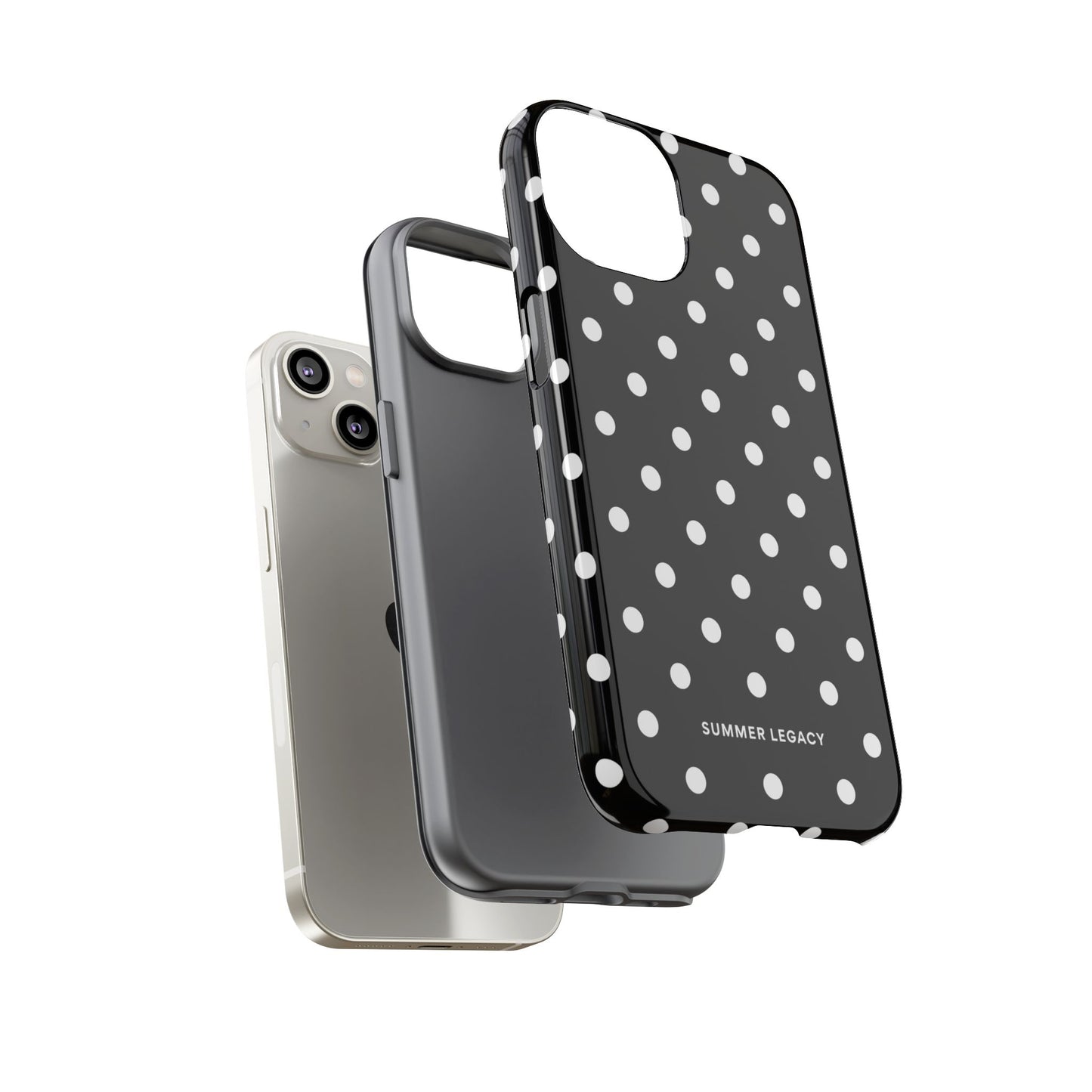 Ebony Polka Dot iPhone Case