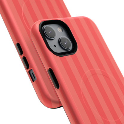 Coral Stripe MagSafe Case