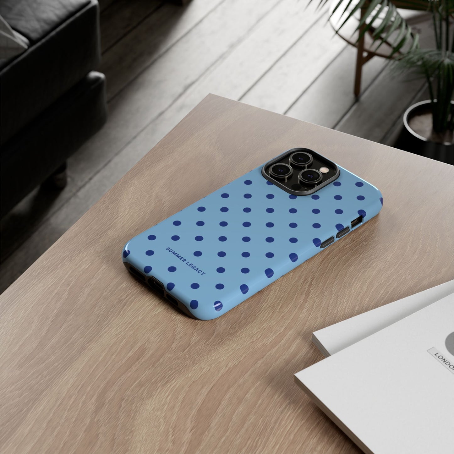 Lagoon Polka Dot iPhone Case