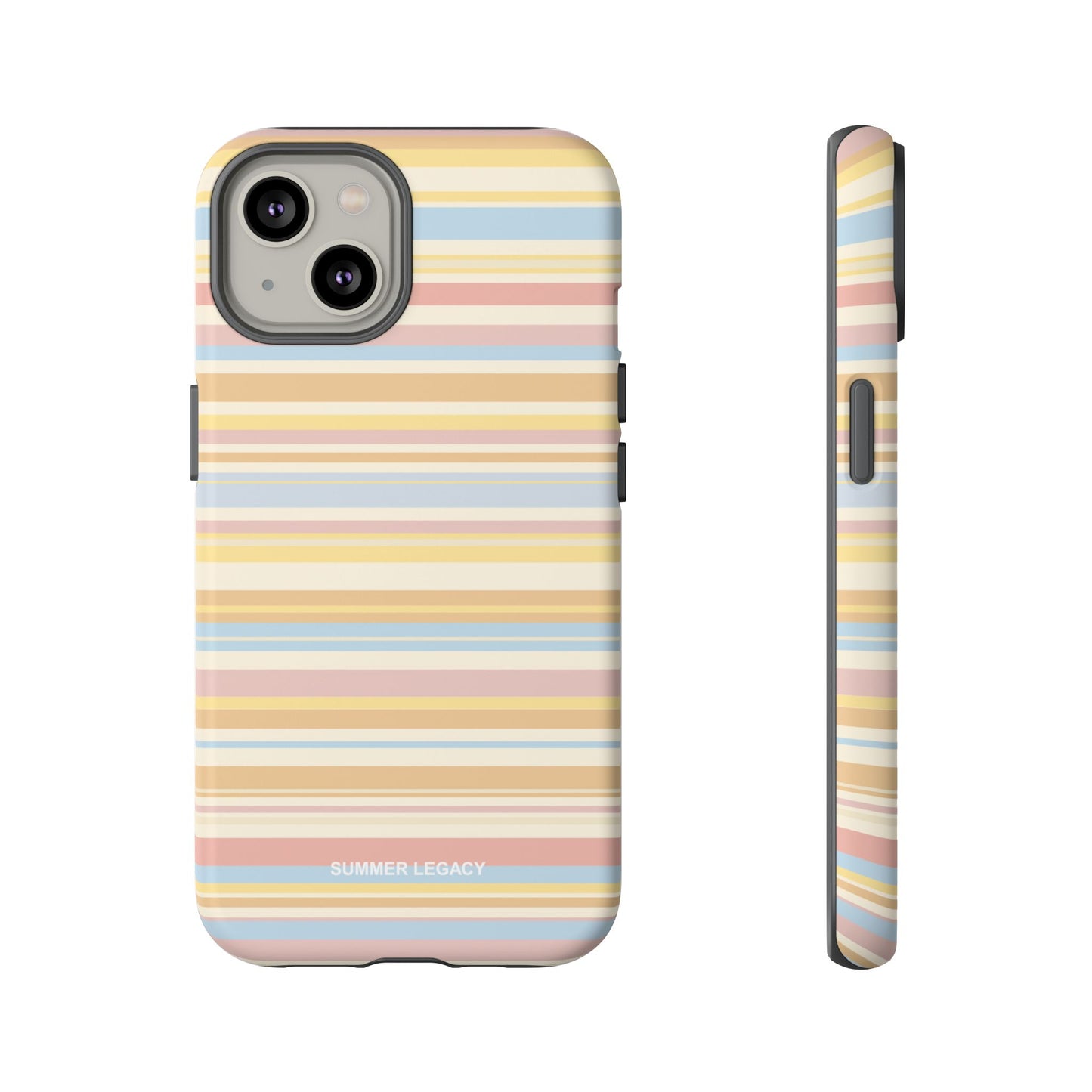 Lychee Multi-stripe iPhone Case
