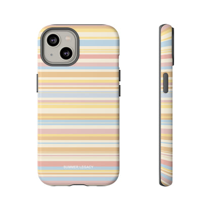 Lychee Multi-stripe iPhone Case