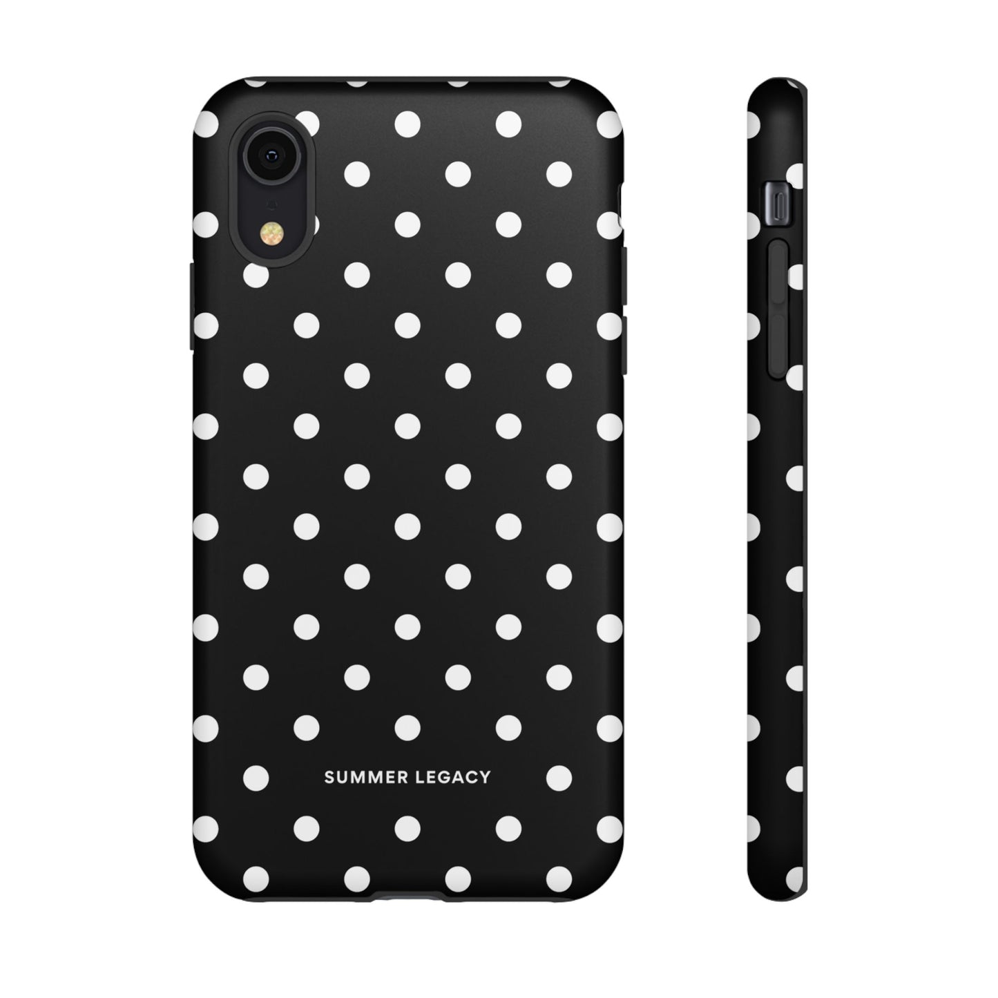 Ebony Polka Dot iPhone Case