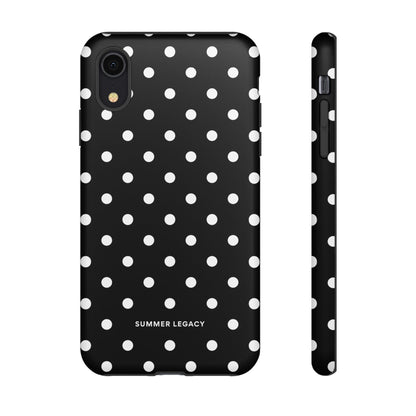 Ebony Polka Dot iPhone Case