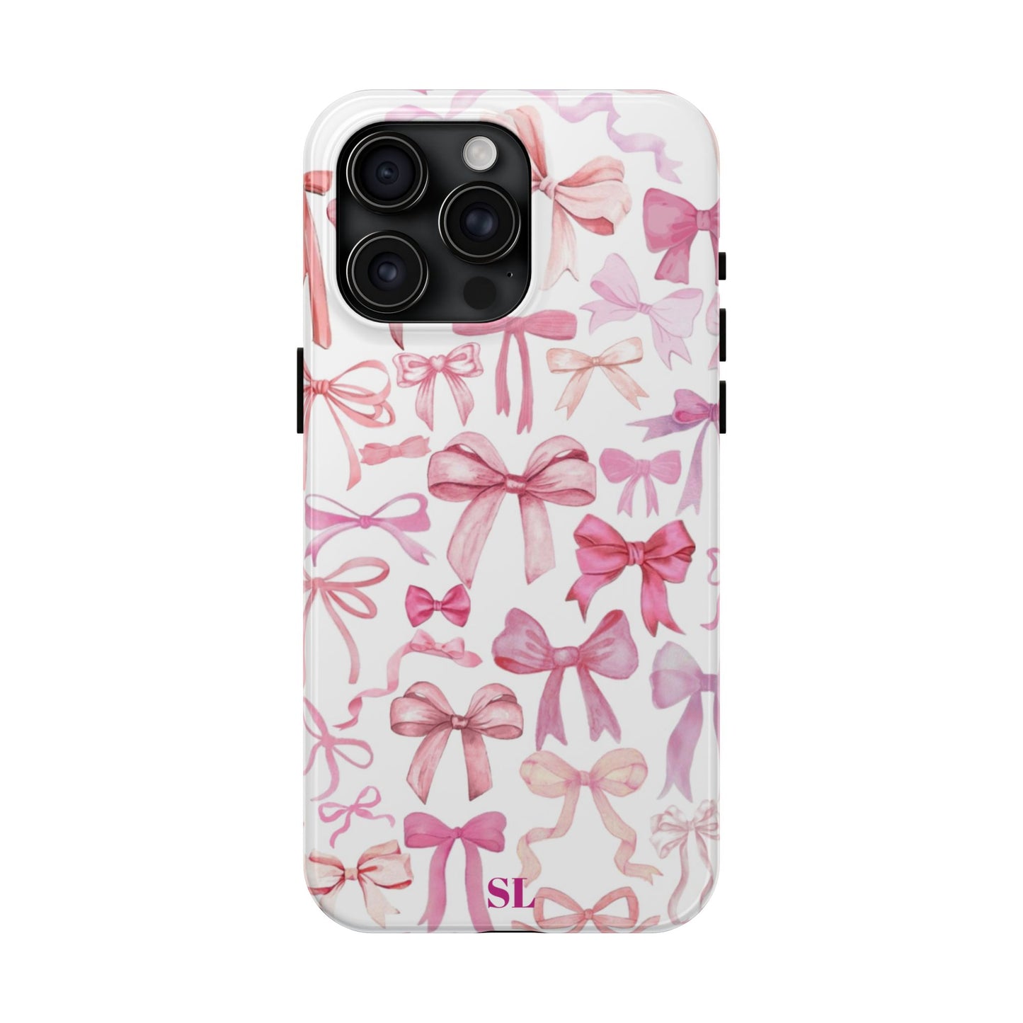 Pink Bows iPhone Case