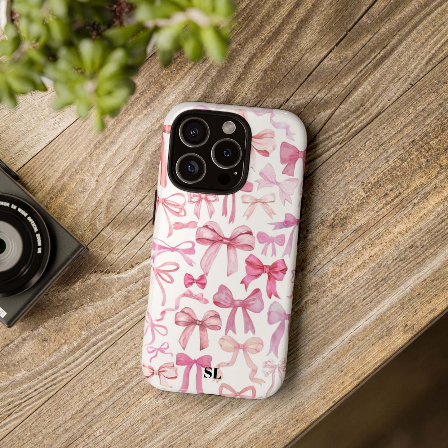 Pink Bows iPhone Case