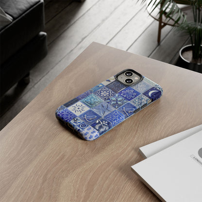 Midnight Mosaic Tiles iPhone Case