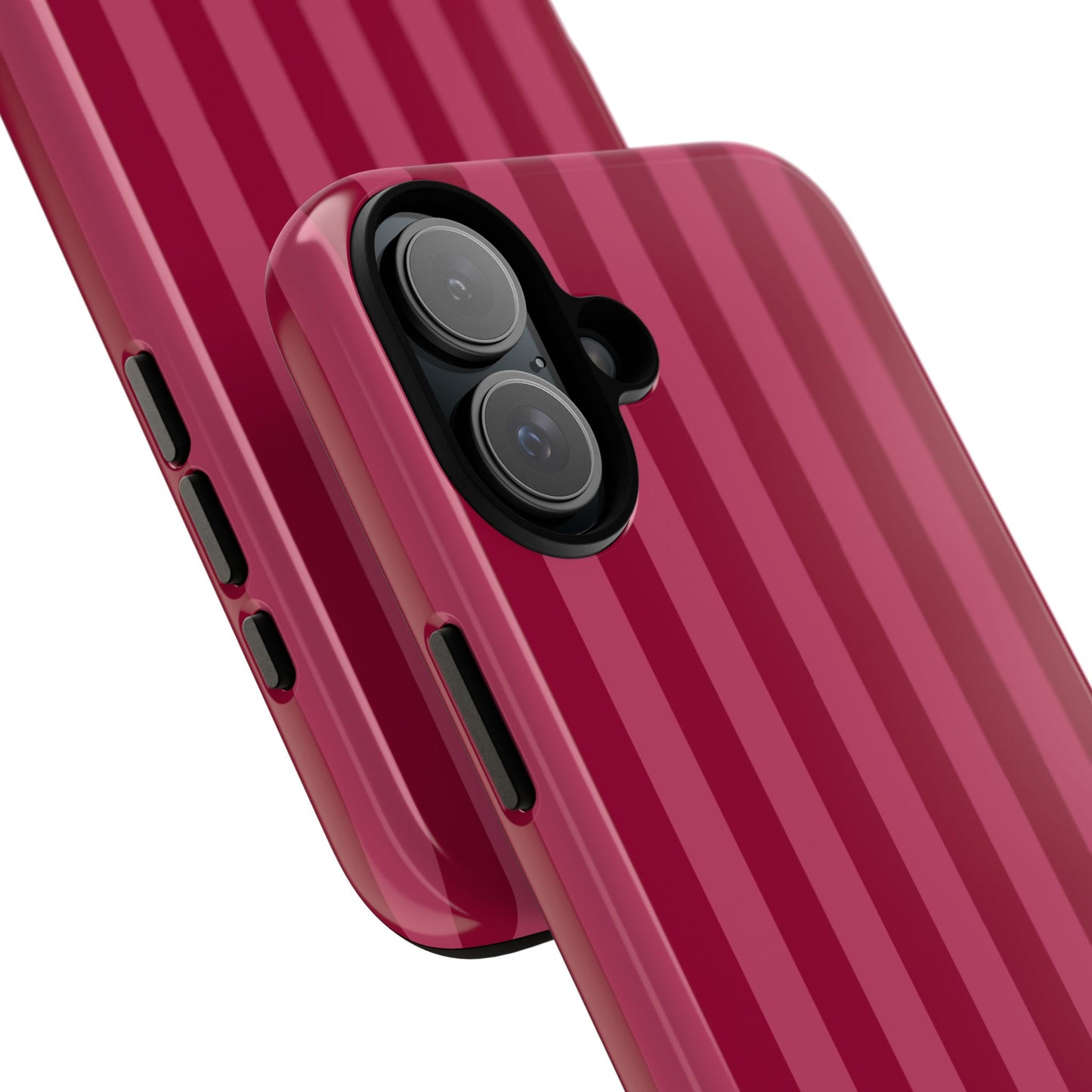 Berry Stripe iPhone Case