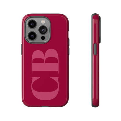 Berry Custom Initial iPhone Case