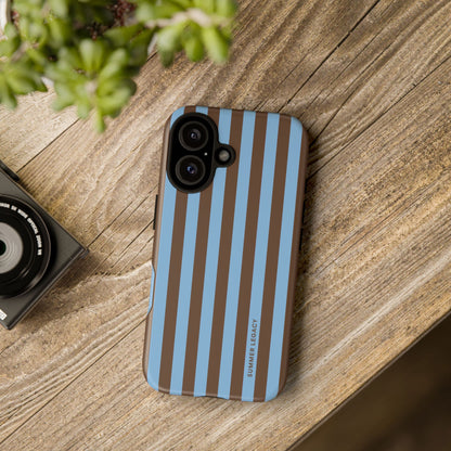 Mocha Stripe iPhone Case