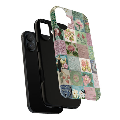 Garden Mosaic Tiles iPhone Case