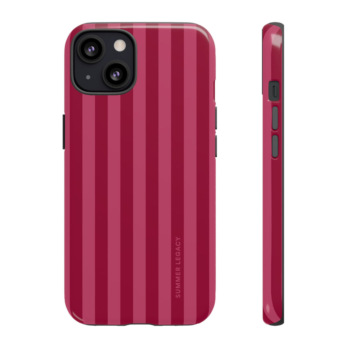 Berry Stripe iPhone Case