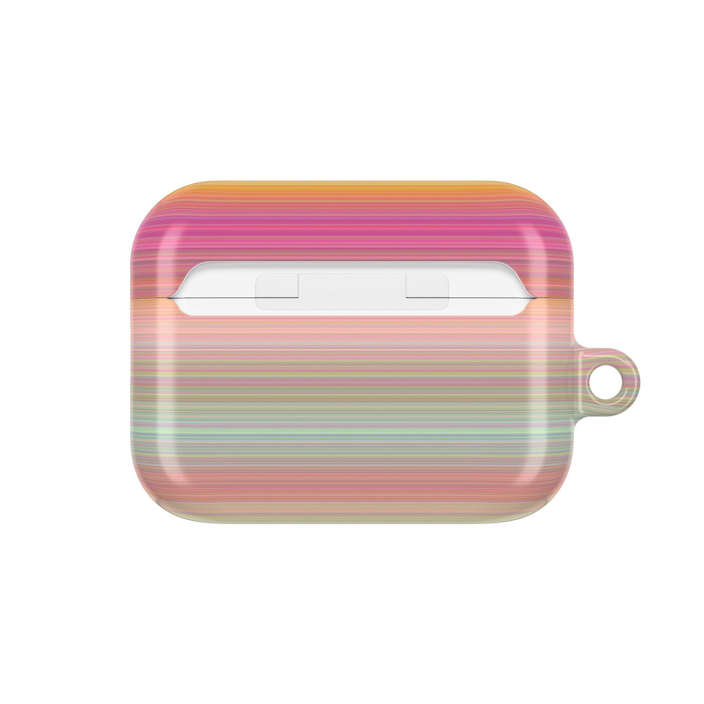 Champagne Ombre Stripe AirPod Case