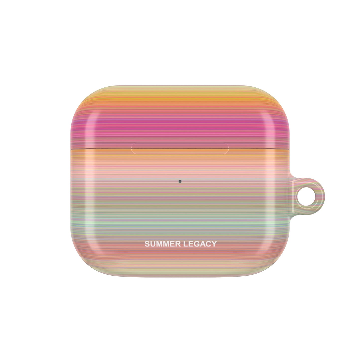 Champagne Ombre Stripe AirPod Case