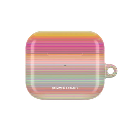 Champagne Ombre Stripe AirPod Case