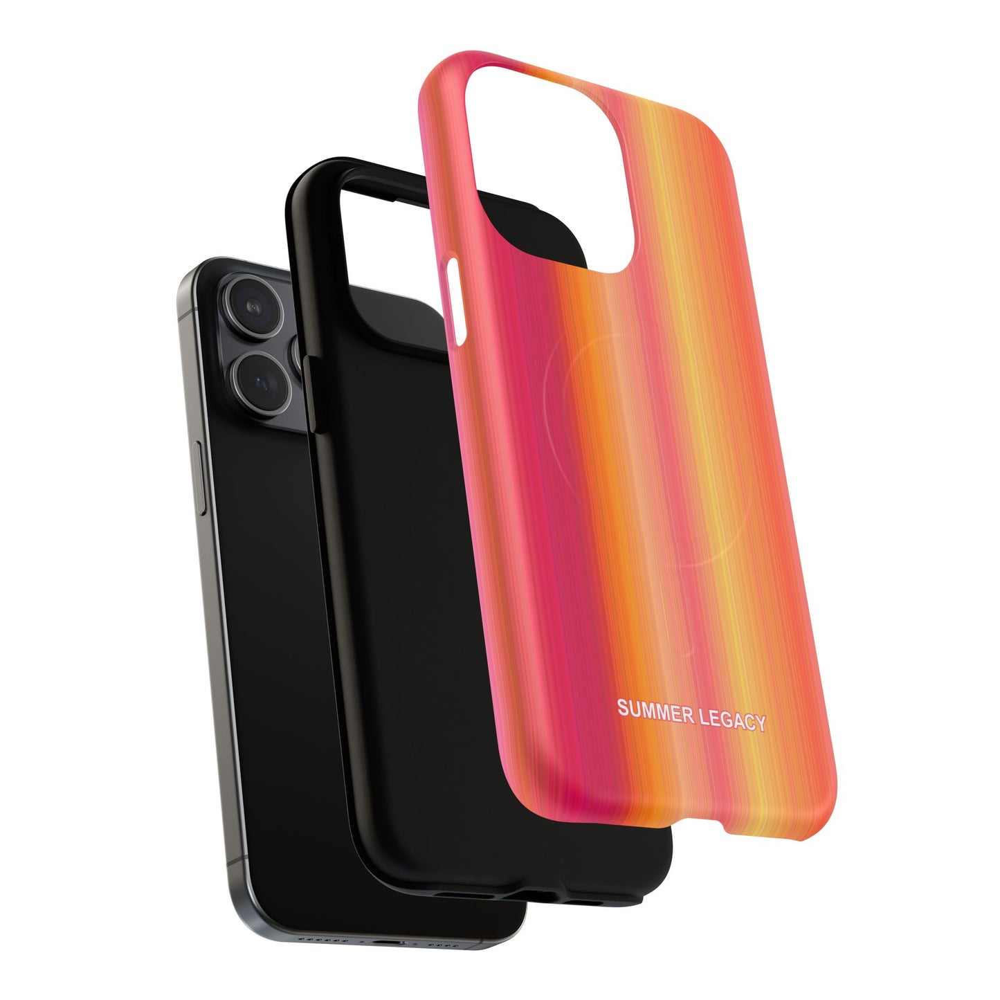 Amber Glow Ombre Stripe MagSafe Case