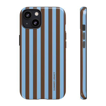 Mocha Stripe iPhone Case