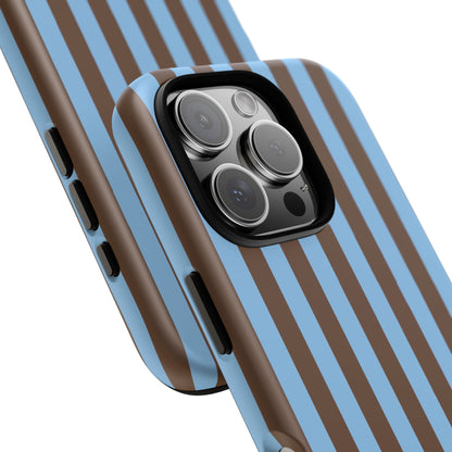 Mocha Stripe iPhone Case