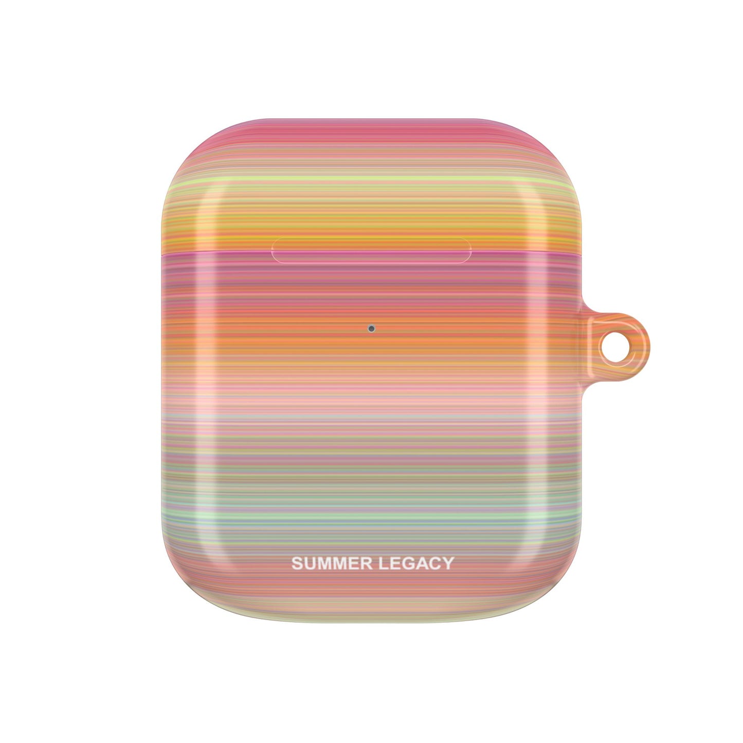 Champagne Ombre Stripe AirPod Case