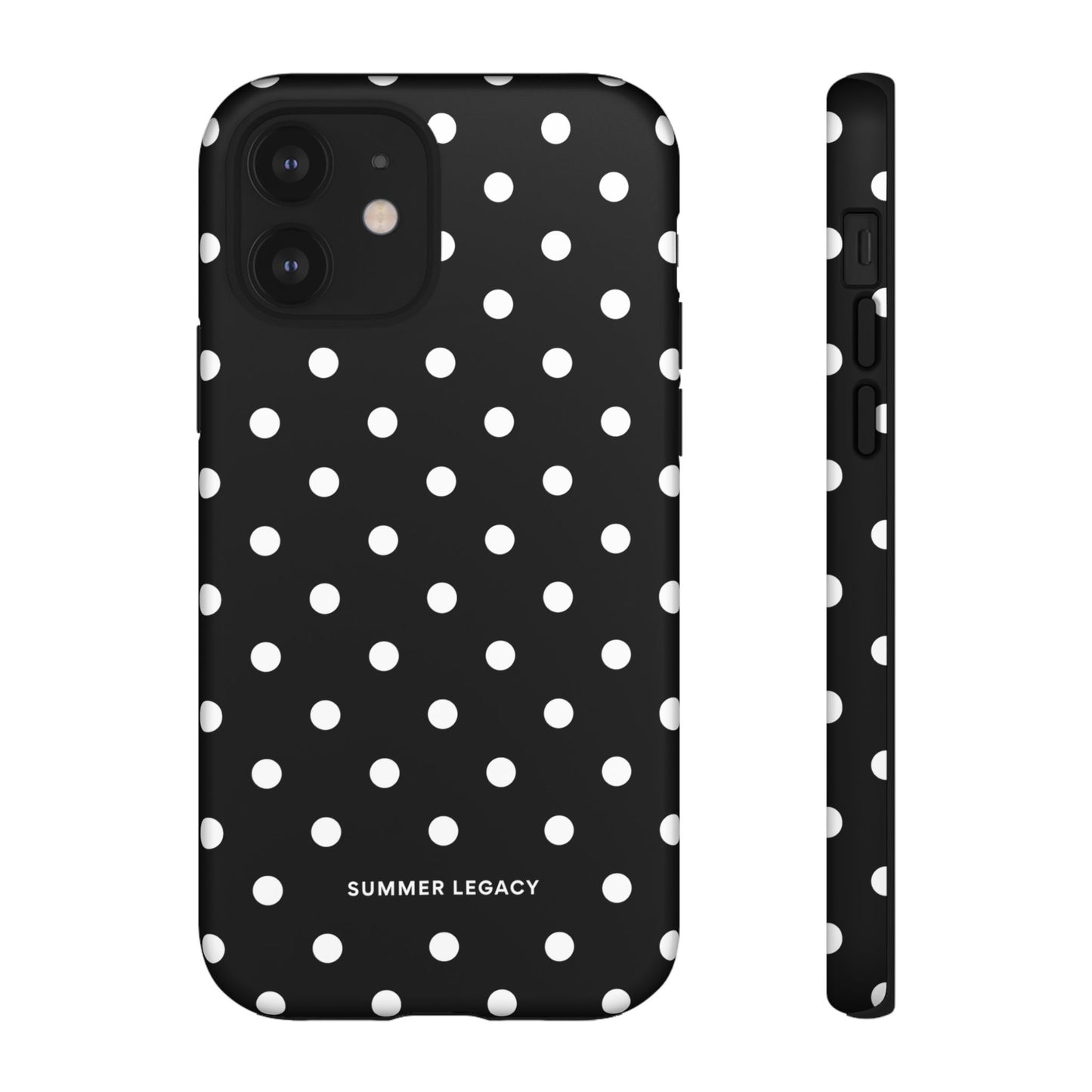 Ebony Polka Dot iPhone Case