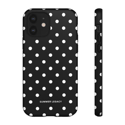 Ebony Polka Dot iPhone Case