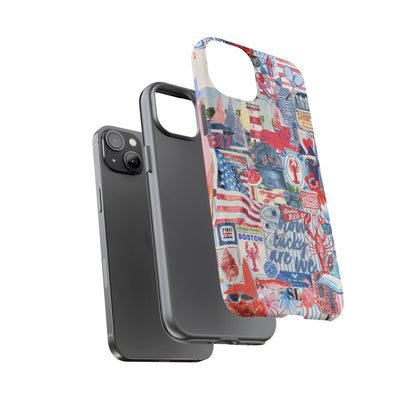 Red, White & Blue iPhone Case