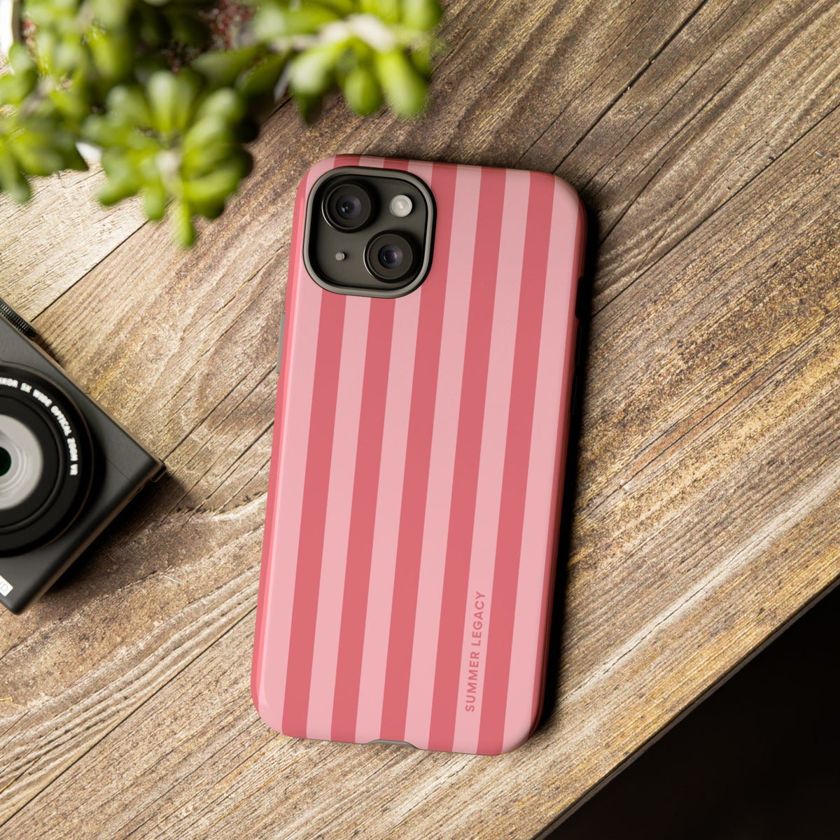 Blushing Stripe iPhone Case