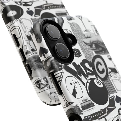 Black and White MagSafe Case
