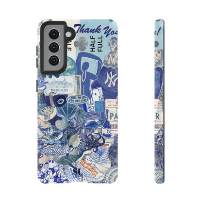 Blue Collage Samsung Case