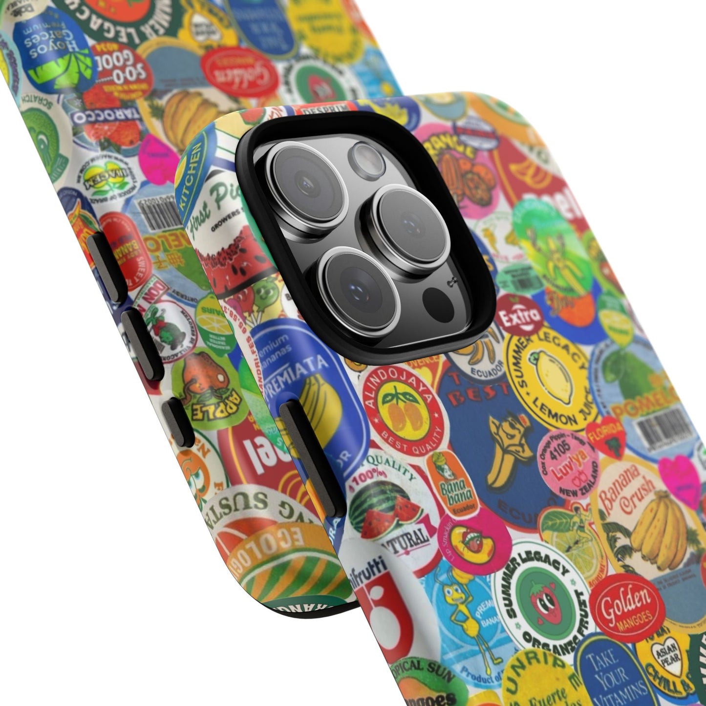 Fruit Stickers iPhone Case