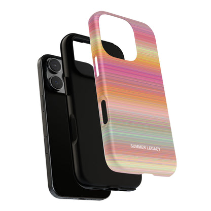 Champagne Ombre Stripe iPhone Case