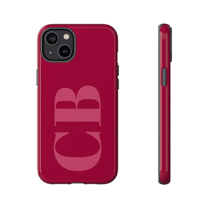 Berry Custom Initial iPhone Case