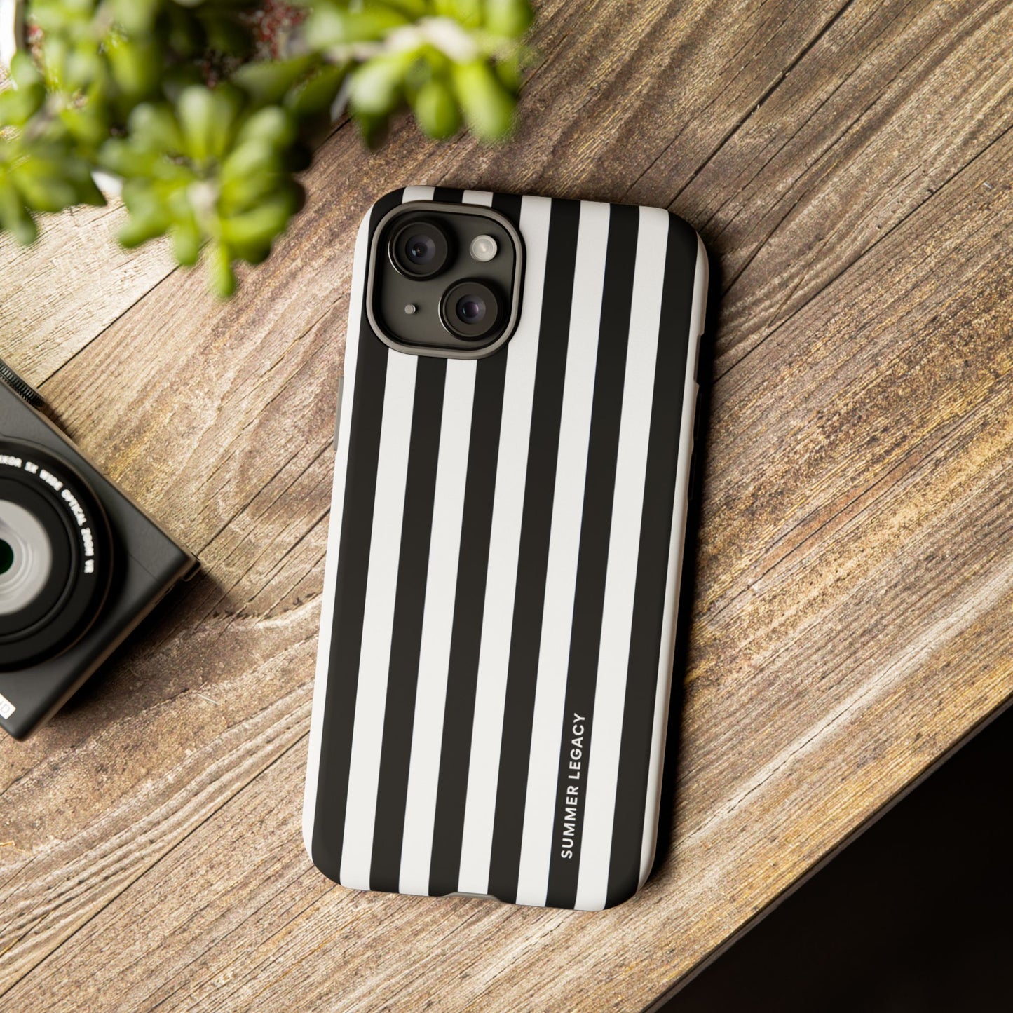 Ebony Stripe iPhone Case