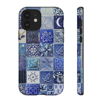 Midnight Mosaic Tiles iPhone Case