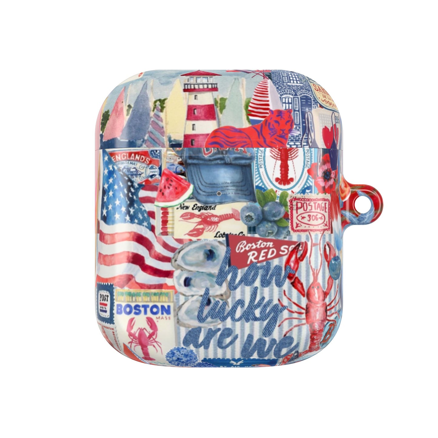 Red, White & Blue AirPod Case