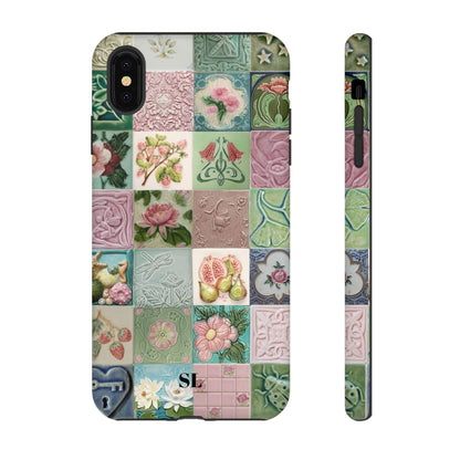 Garden Mosaic Tiles iPhone Case
