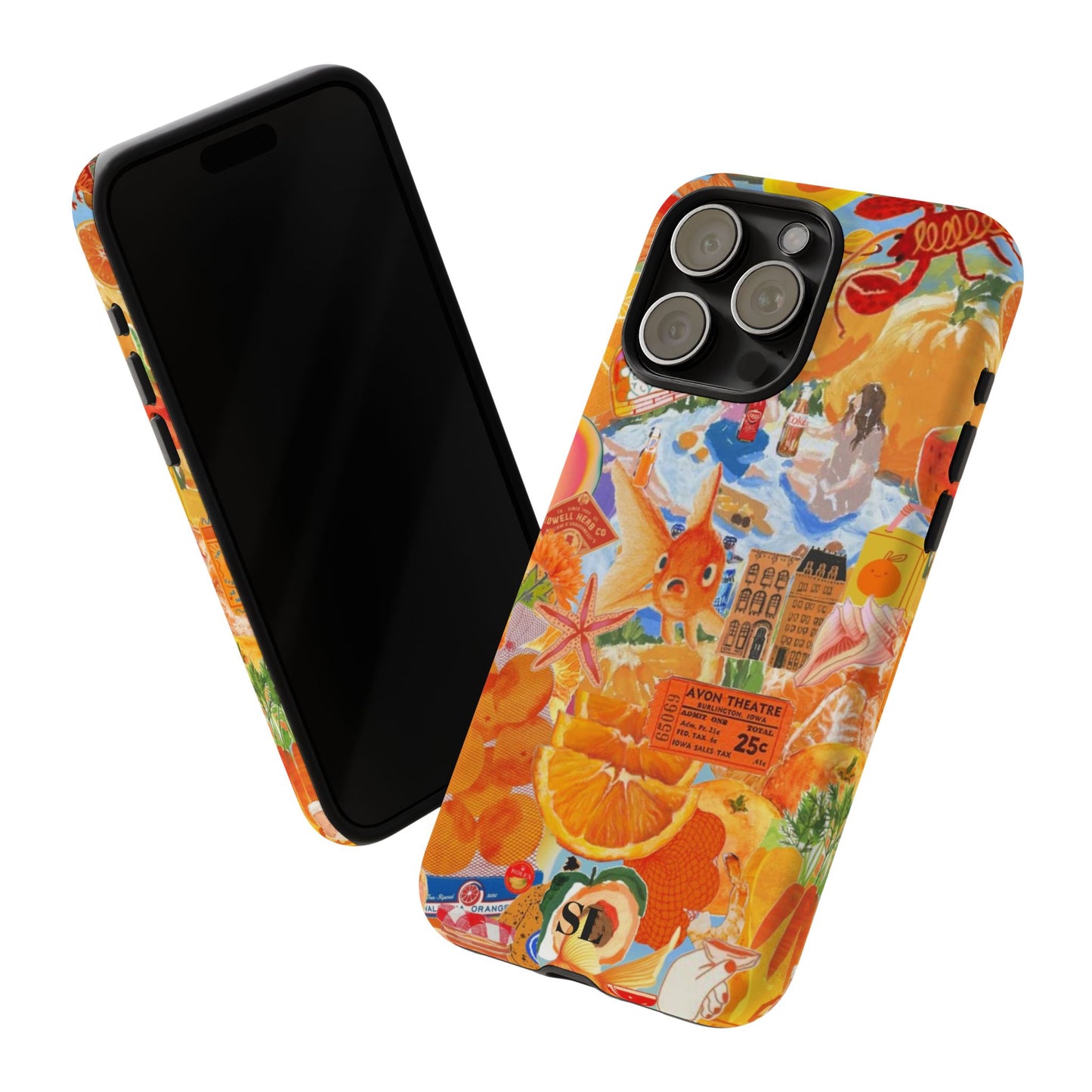 Orange Goldfish iPhone Case