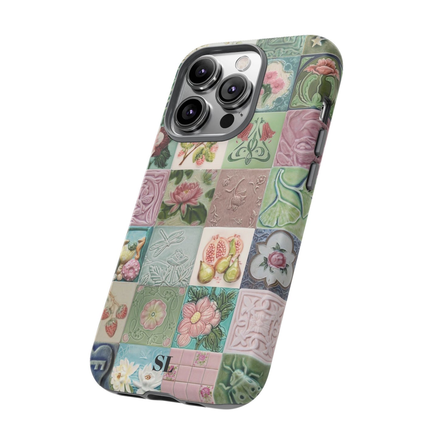 Garden Mosaic Tiles iPhone Case