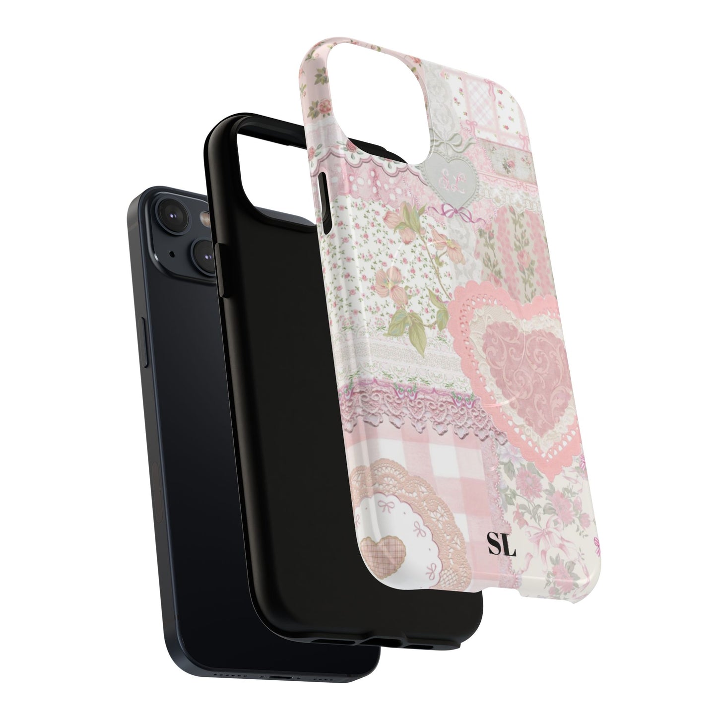 Blushing Floral Patchwork MagSafe Case