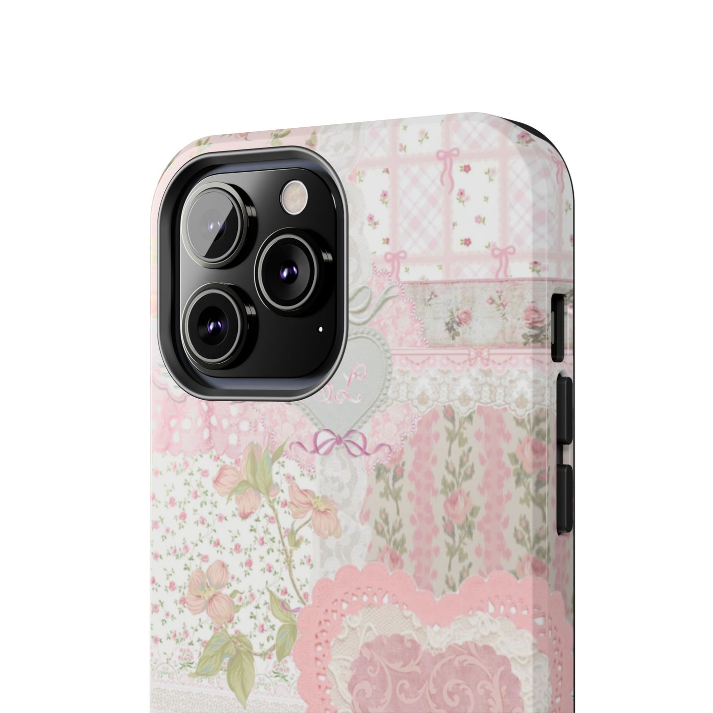 Blushing Floral Patchwork iPhone Case