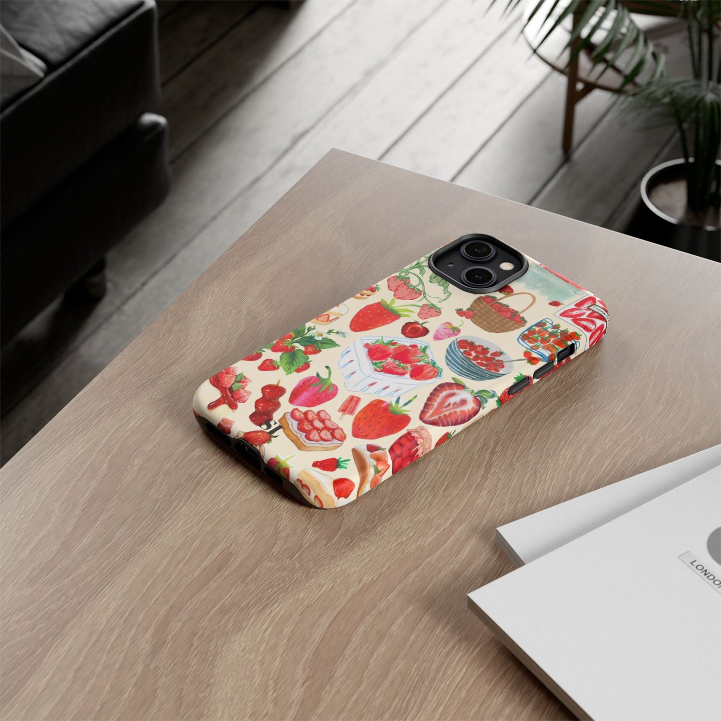 Strawberry Collage iPhone Case