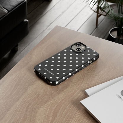 Ebony Polka Dot iPhone Case