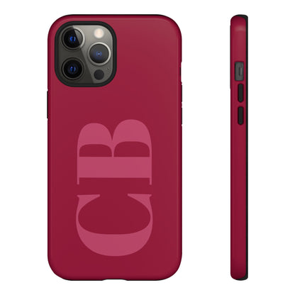 Berry Custom Initial iPhone Case