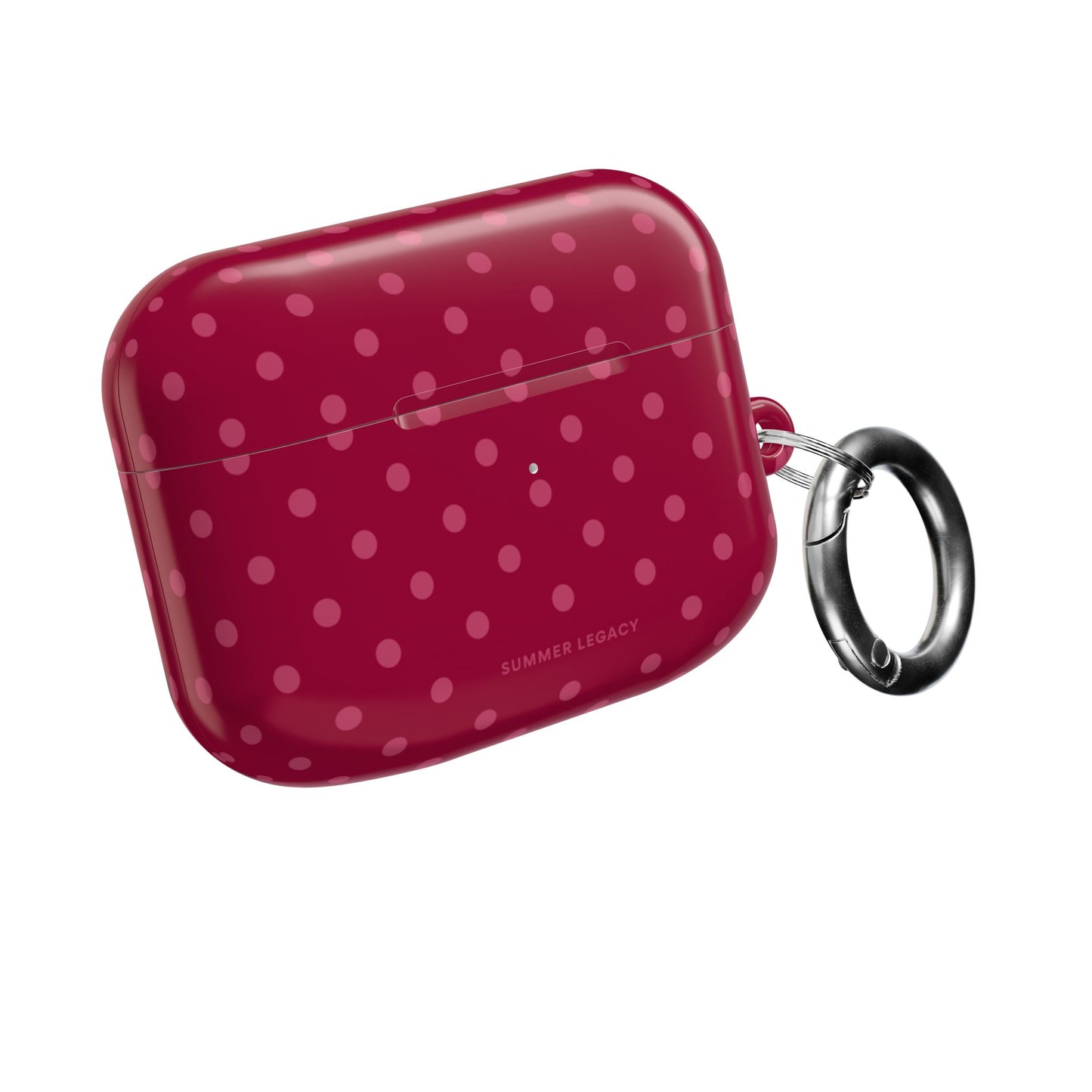 Berry Polka Dot AirPod Case