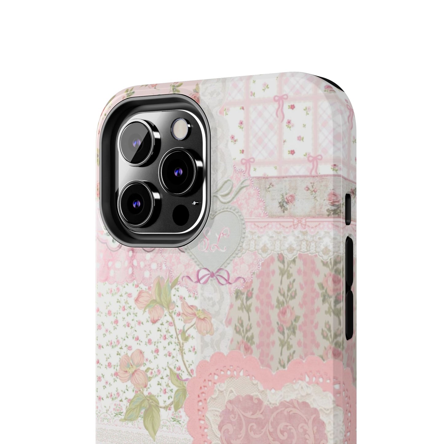 Blushing Floral Patchwork iPhone Case