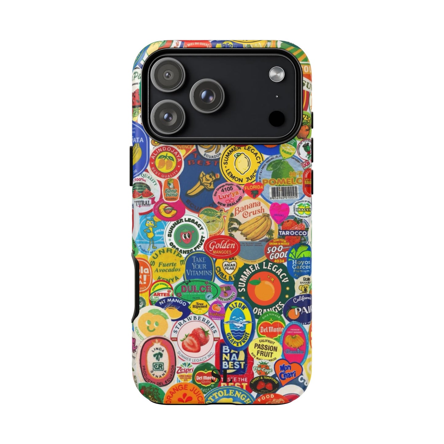 Fruit Stickers iPhone Case